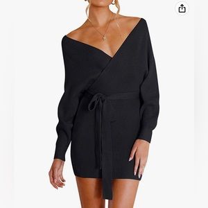 Batwing Sleeve Dress